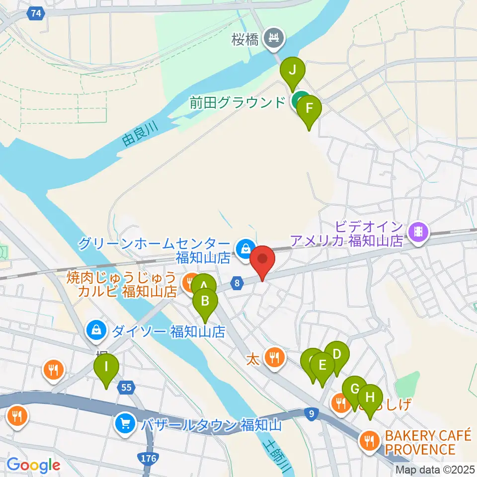 光陽堂 福知山本店周辺の駐車場・コインパーキング一覧地図