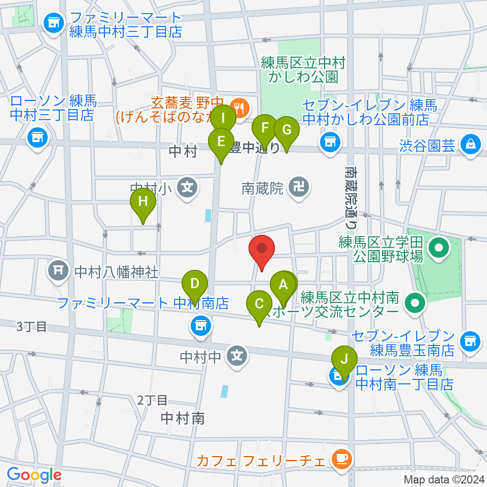 夢弦堂周辺の駐車場・コインパーキング一覧地図