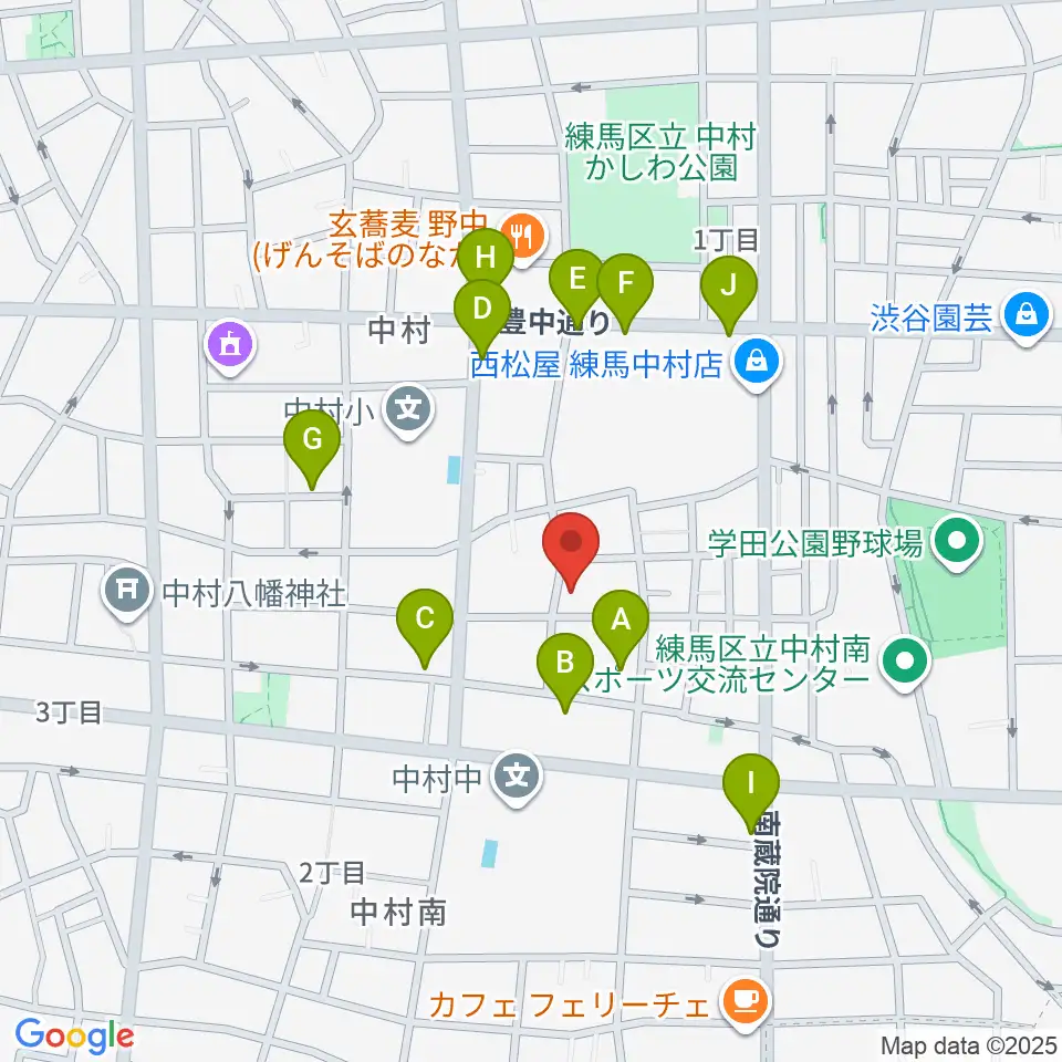 夢弦堂周辺の駐車場・コインパーキング一覧地図