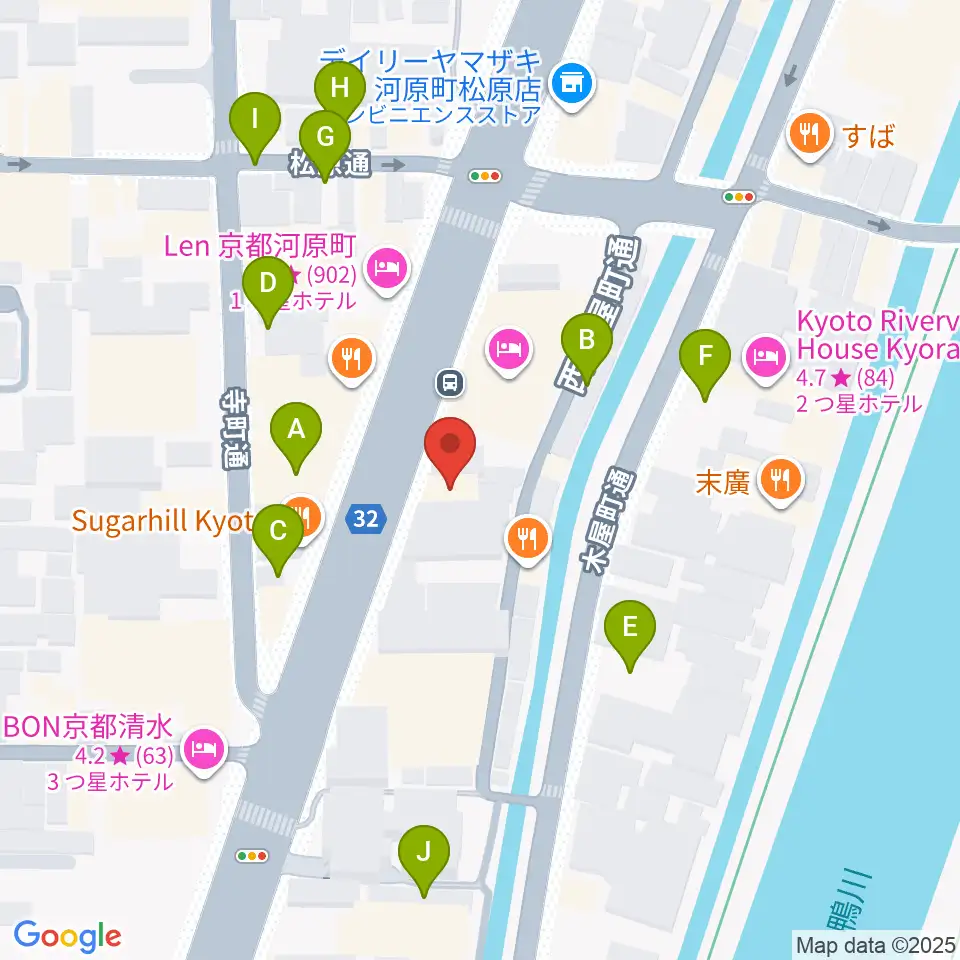 ロック・サーカス・スクウェア周辺の駐車場・コインパーキング一覧地図