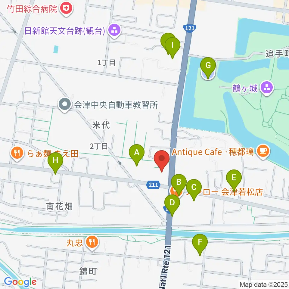 MUSIC PLAZA 白水堂周辺の駐車場・コインパーキング一覧地図