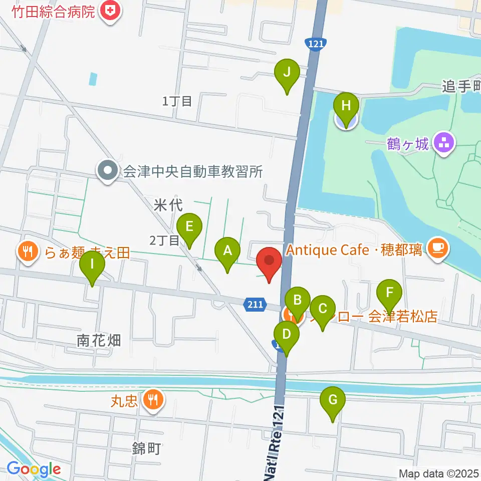 MUSIC PLAZA 白水堂周辺の駐車場・コインパーキング一覧地図