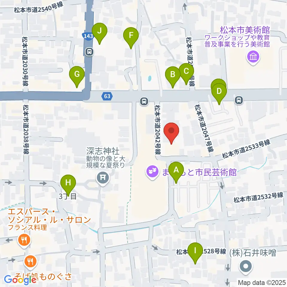 国際スズキ・メソード音楽院周辺の駐車場・コインパーキング一覧地図