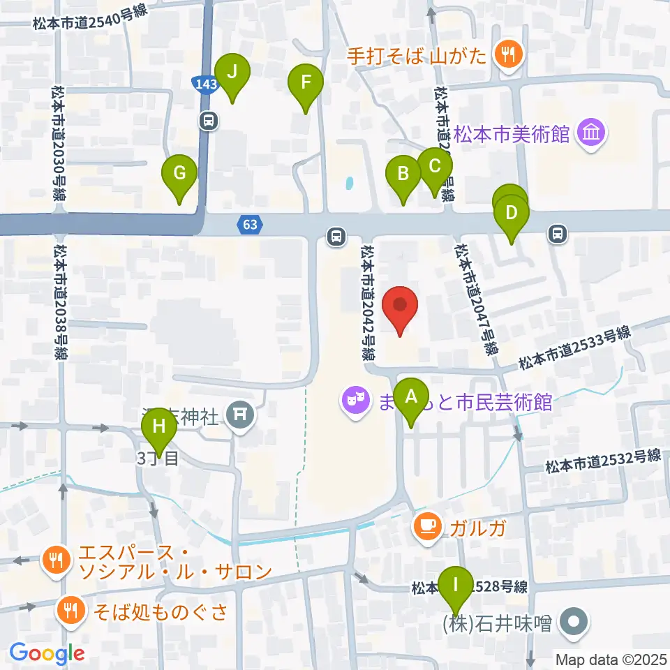 国際スズキ・メソード音楽院周辺の駐車場・コインパーキング一覧地図