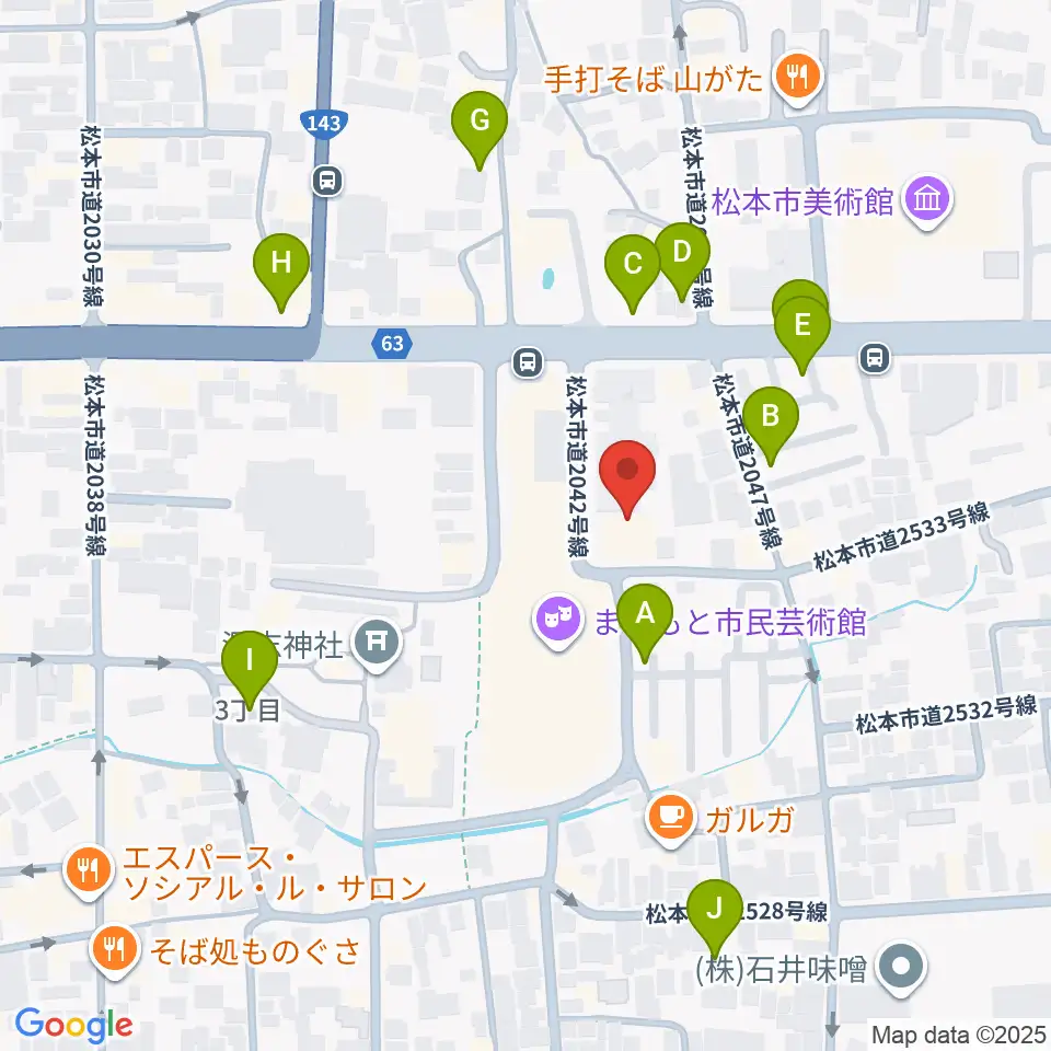 国際スズキ・メソード音楽院周辺の駐車場・コインパーキング一覧地図