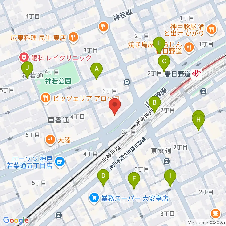 SOAR MUSIC周辺の駐車場・コインパーキング一覧地図
