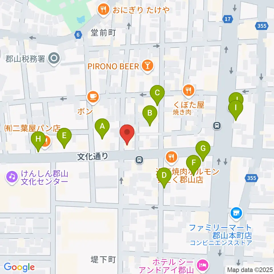 NOA楽器周辺の駐車場・コインパーキング一覧地図