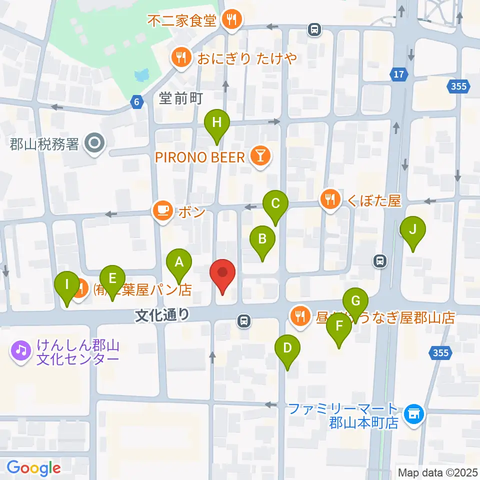 NOA楽器周辺の駐車場・コインパーキング一覧地図