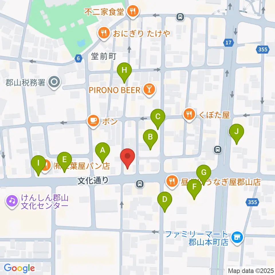 NOA楽器周辺の駐車場・コインパーキング一覧地図