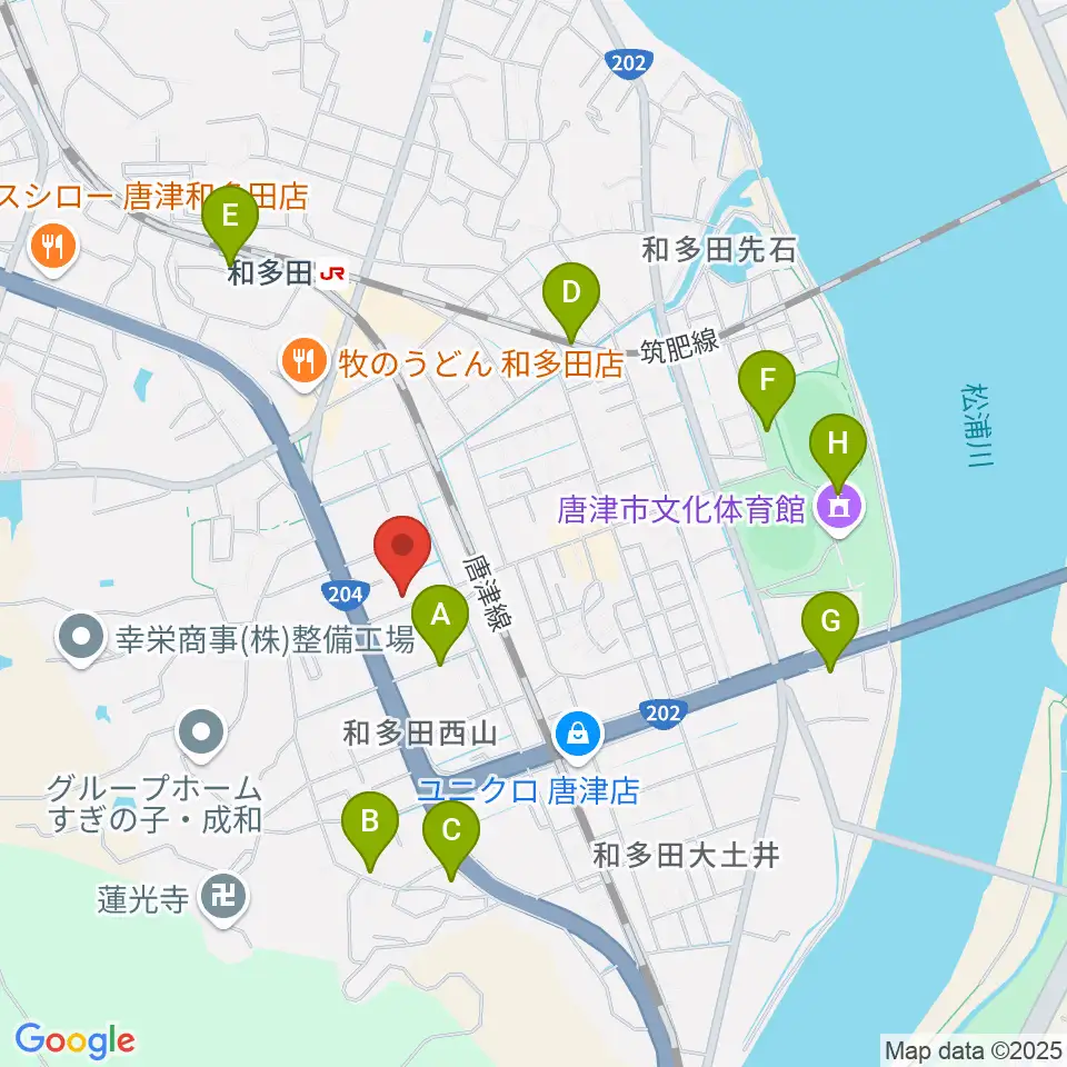 ミュージックサロン ハーモニー周辺の駐車場・コインパーキング一覧地図