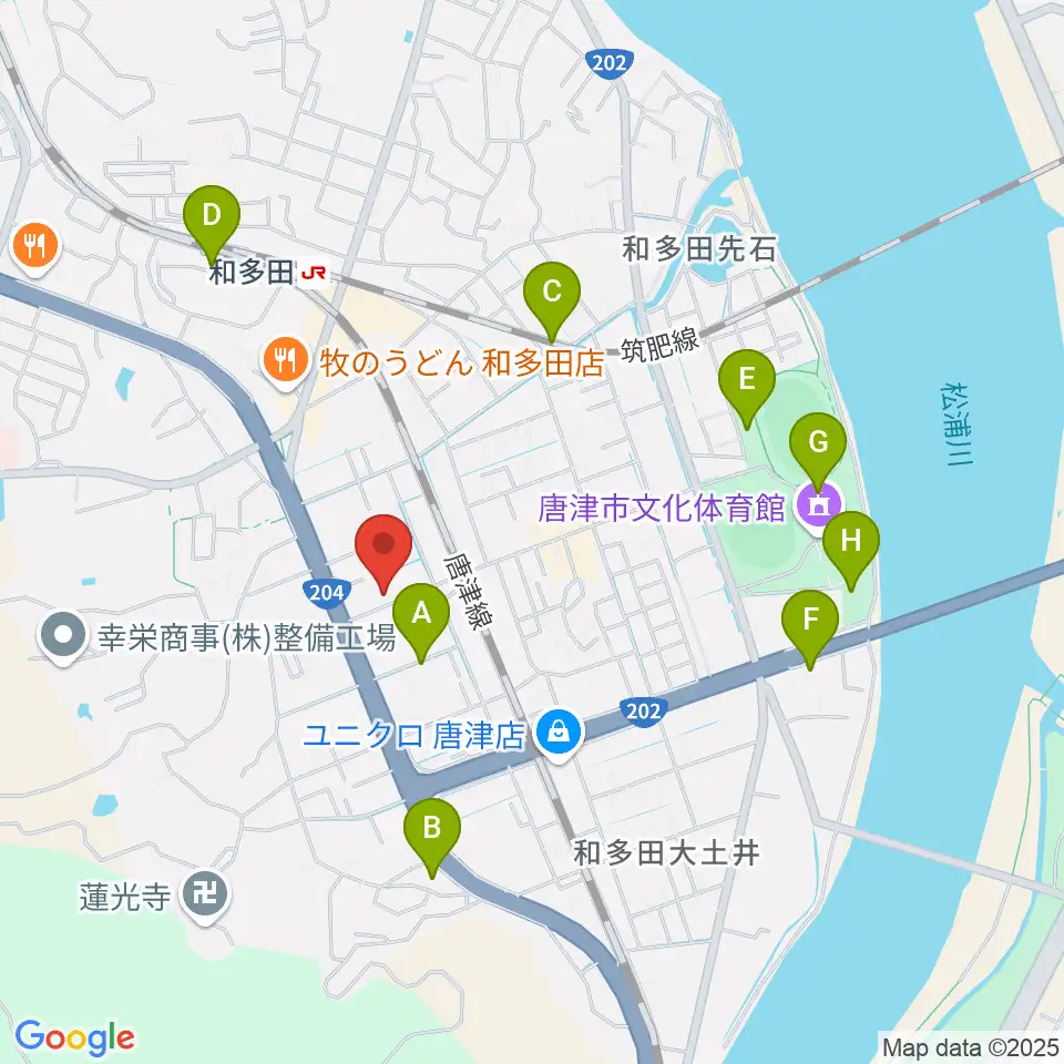 ミュージックサロン ハーモニー周辺の駐車場・コインパーキング一覧地図