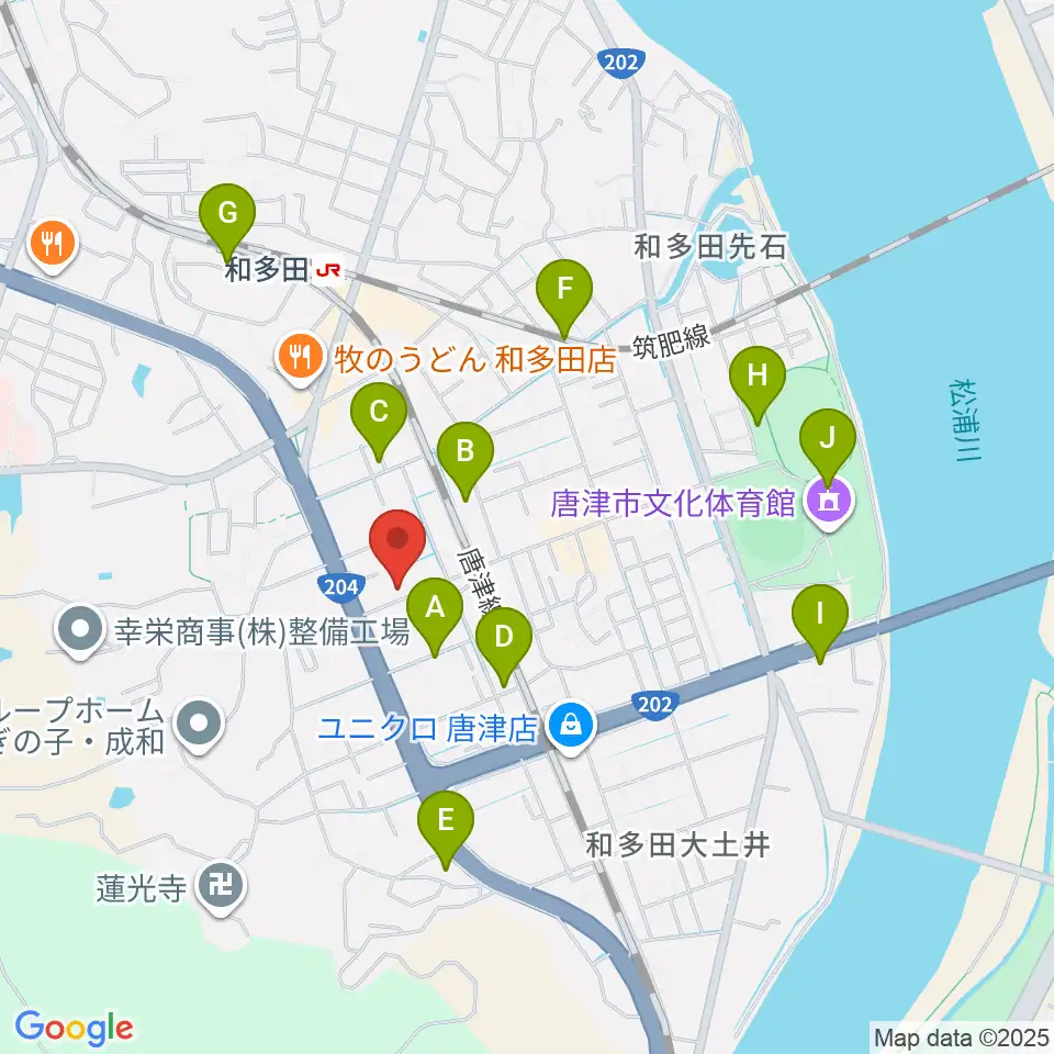 ミュージックサロン ハーモニー周辺の駐車場・コインパーキング一覧地図