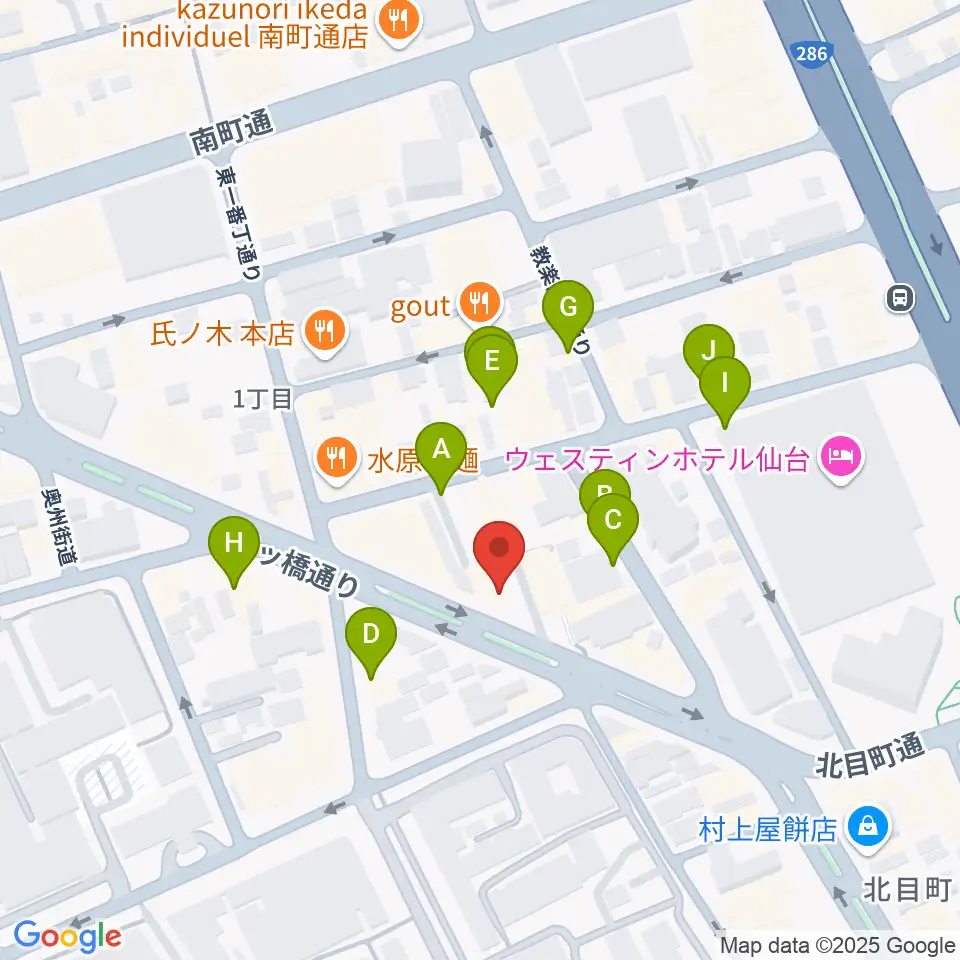 サンリツ楽器周辺の駐車場・コインパーキング一覧地図