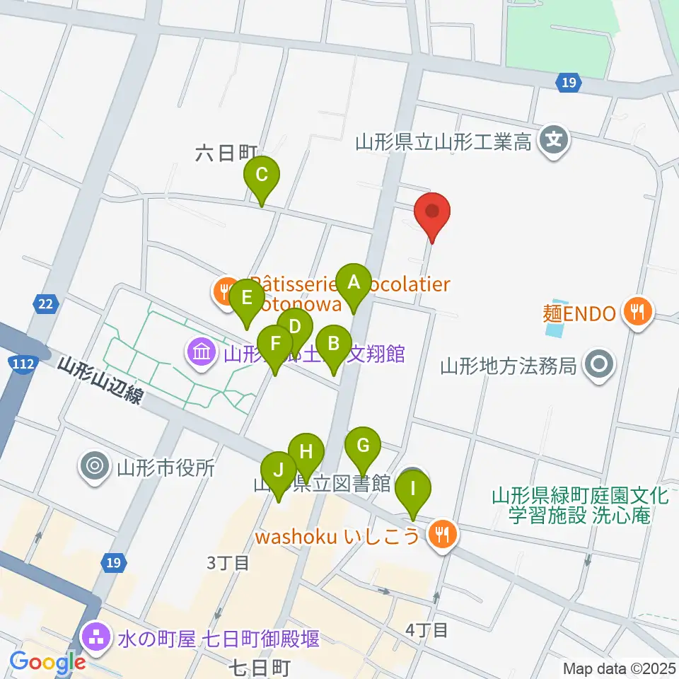 ミュージックロフト周辺の駐車場・コインパーキング一覧地図