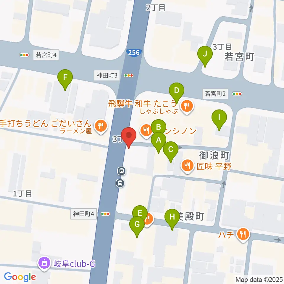 オワリヤ楽器周辺の駐車場・コインパーキング一覧地図