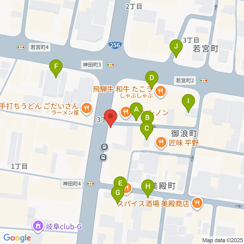 オワリヤ楽器周辺の駐車場・コインパーキング一覧地図