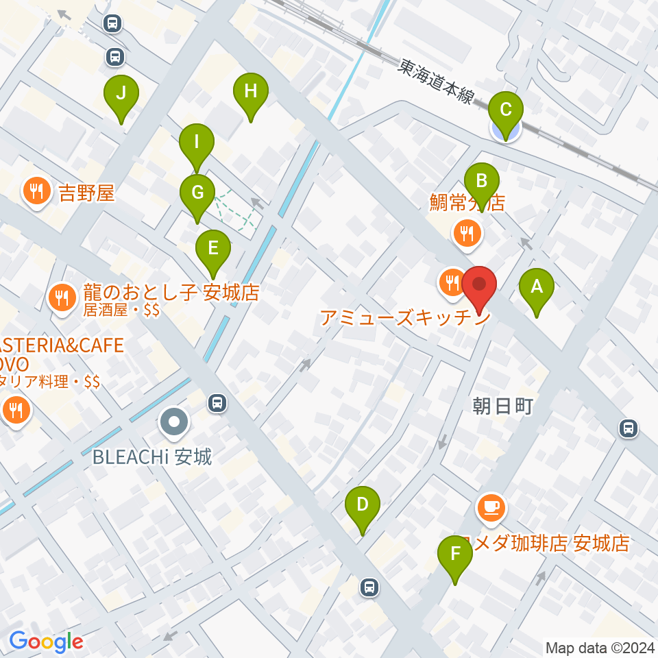 ツルタ楽器周辺の駐車場・コインパーキング一覧地図