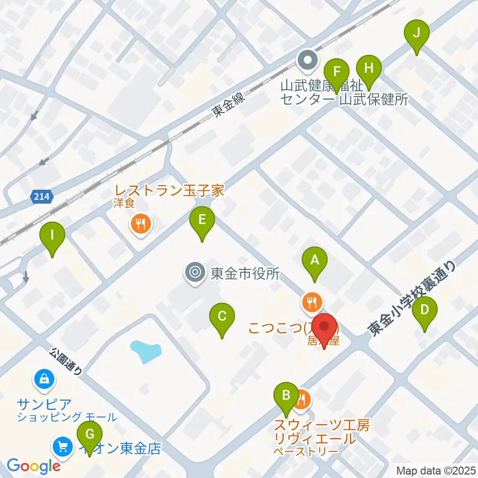 WAVE1周辺の駐車場・コインパーキング一覧地図
