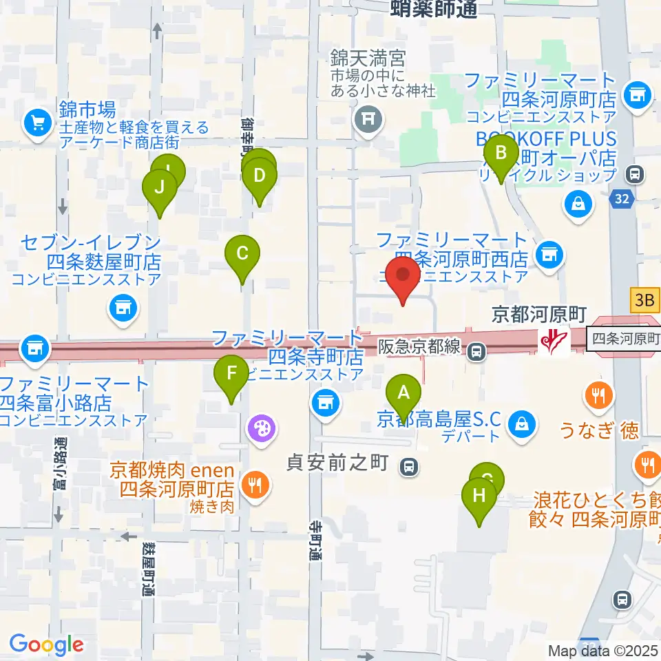 穴沢楽器店周辺の駐車場・コインパーキング一覧地図