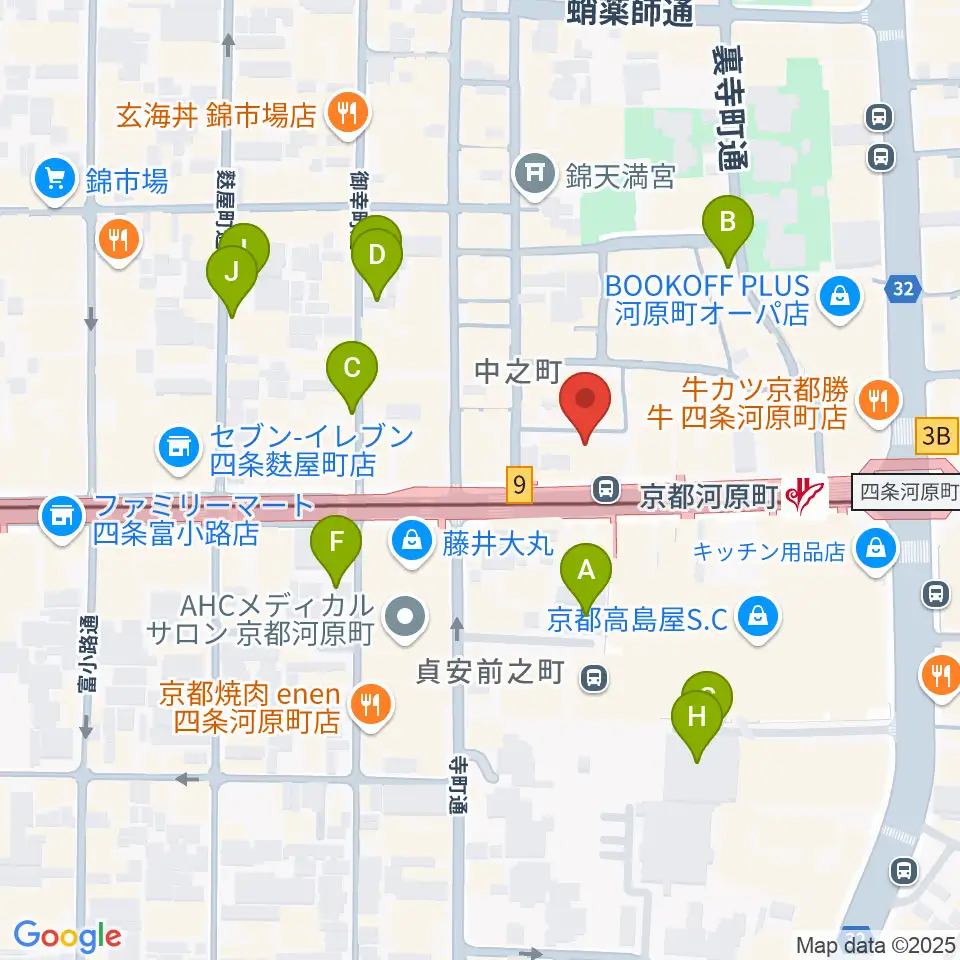 穴沢楽器店周辺の駐車場・コインパーキング一覧地図