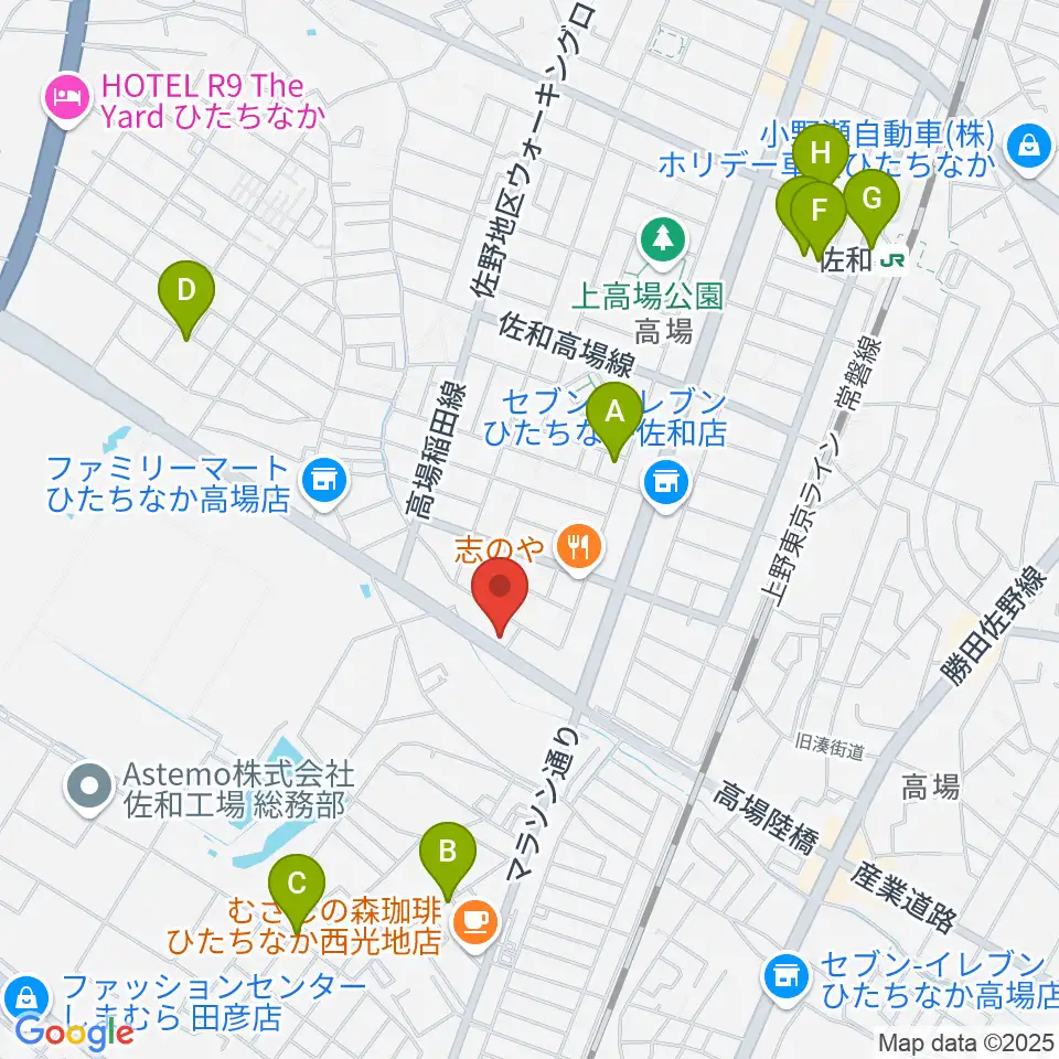 阿部ピアノ運送周辺の駐車場・コインパーキング一覧地図