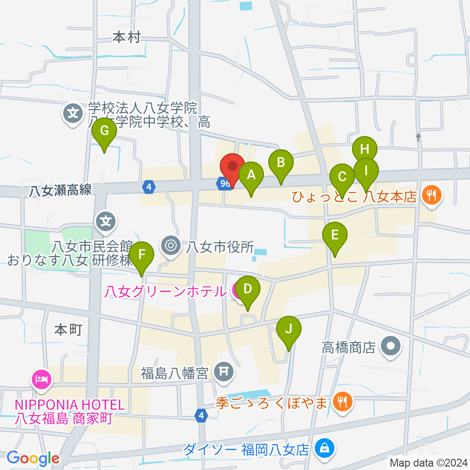 (株)アオキ楽器周辺の駐車場・コインパーキング一覧地図