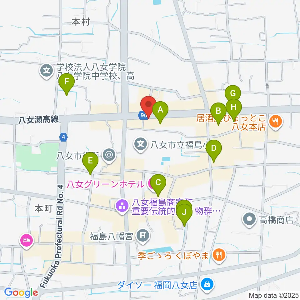 アオキ楽器周辺の駐車場・コインパーキング一覧地図