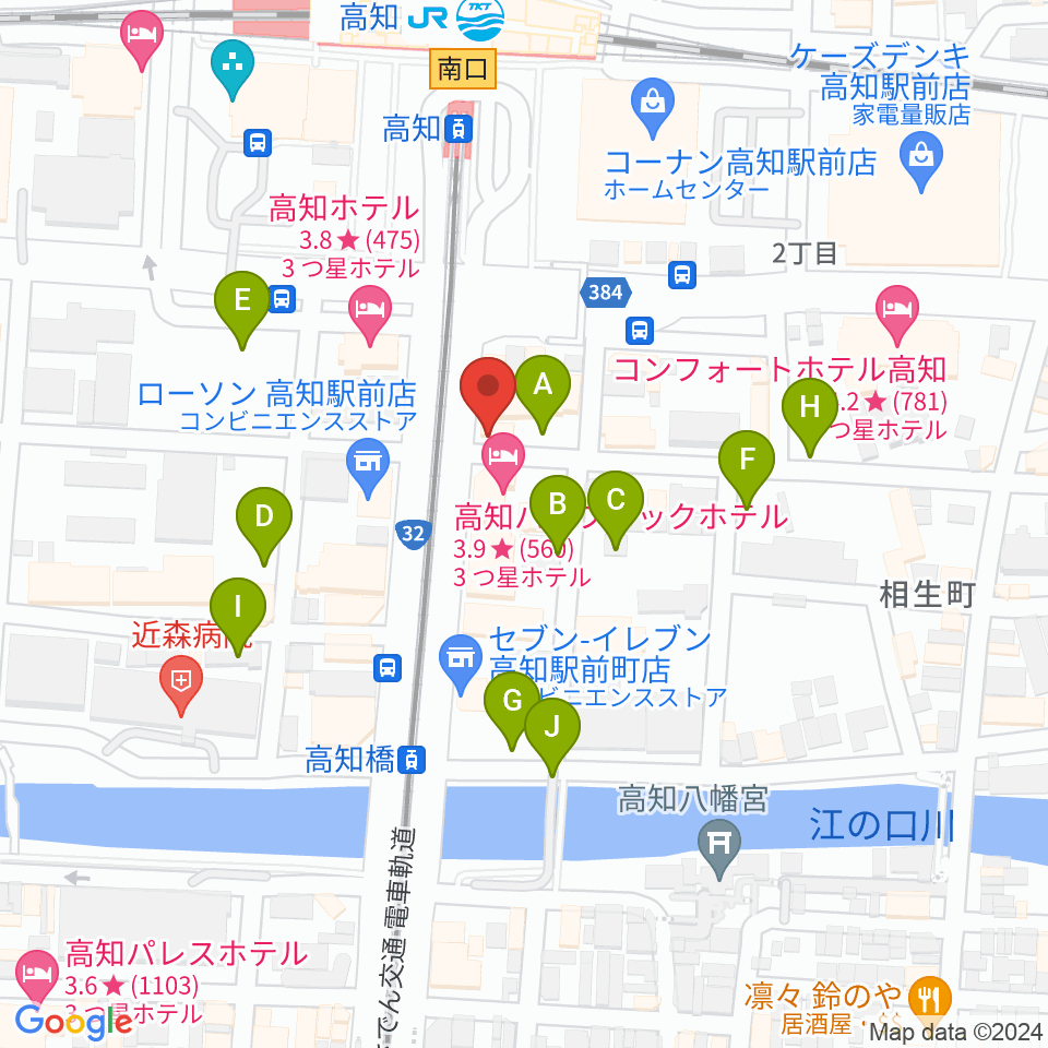 アルペジオ楽器周辺の駐車場・コインパーキング一覧地図