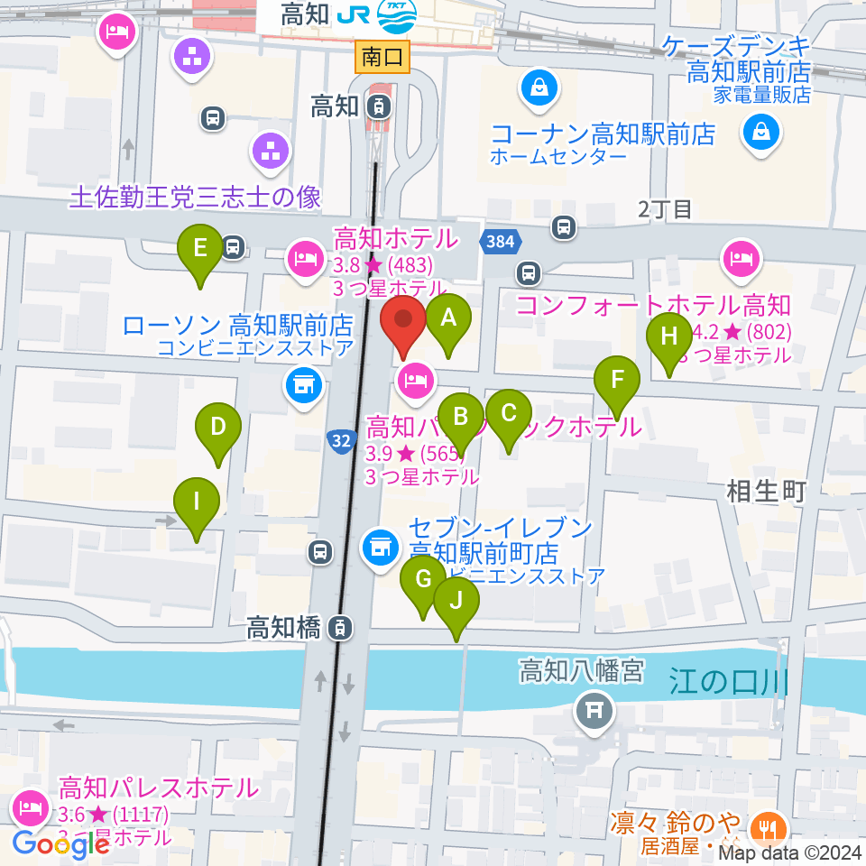 アルペジオ楽器周辺の駐車場・コインパーキング一覧地図