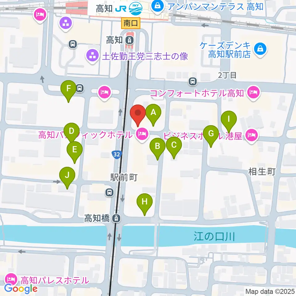 アルペジオ楽器周辺の駐車場・コインパーキング一覧地図