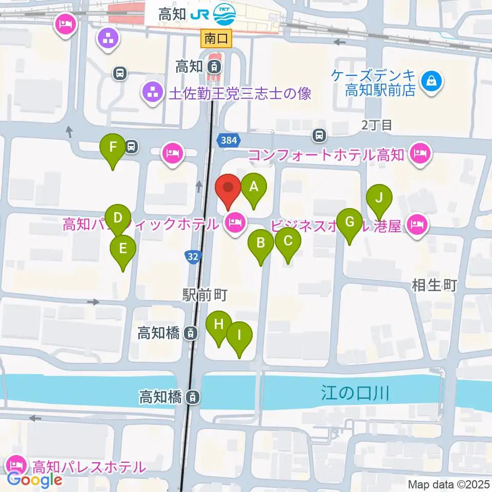 アルペジオ楽器周辺の駐車場・コインパーキング一覧地図
