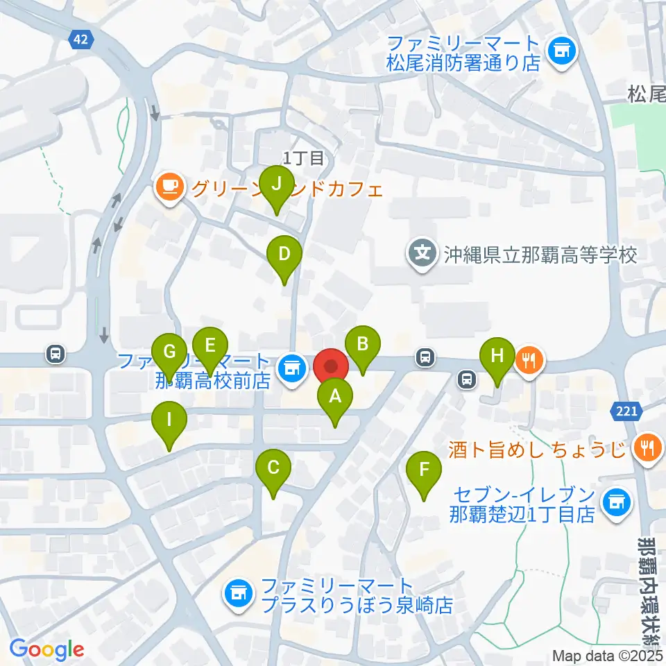 文教楽器周辺の駐車場・コインパーキング一覧地図