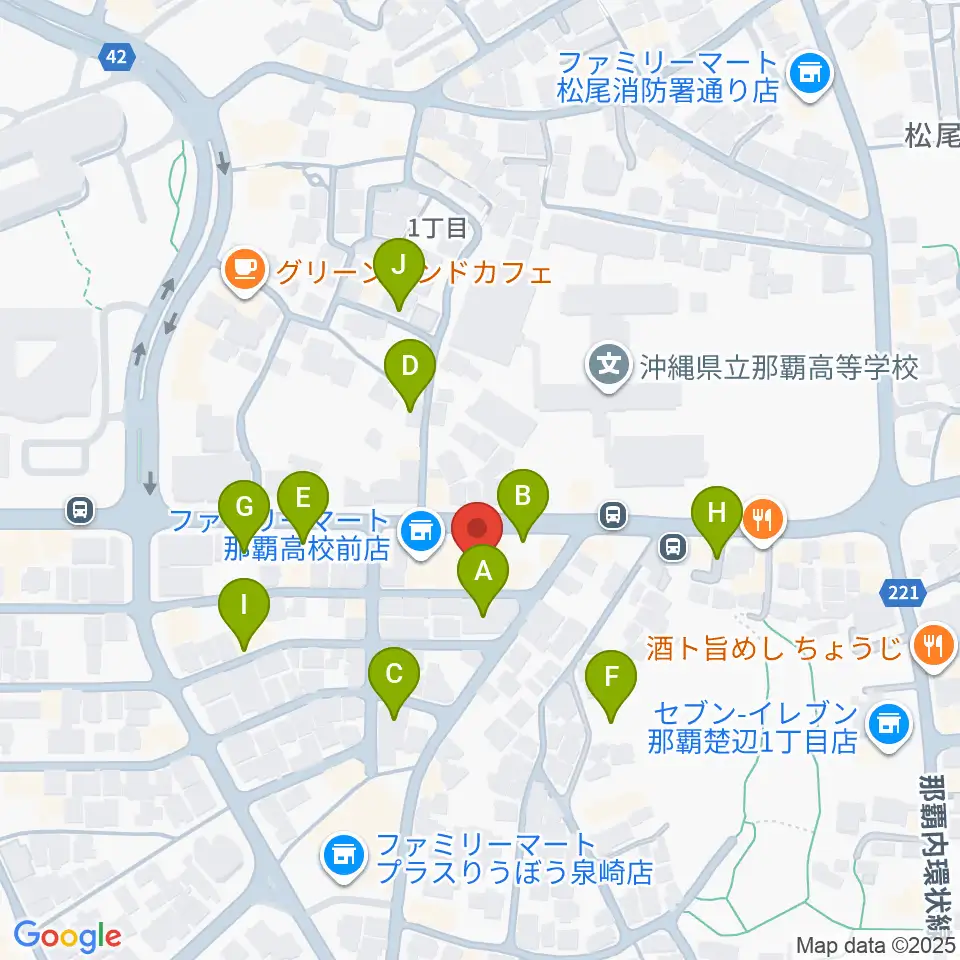 文教楽器周辺の駐車場・コインパーキング一覧地図