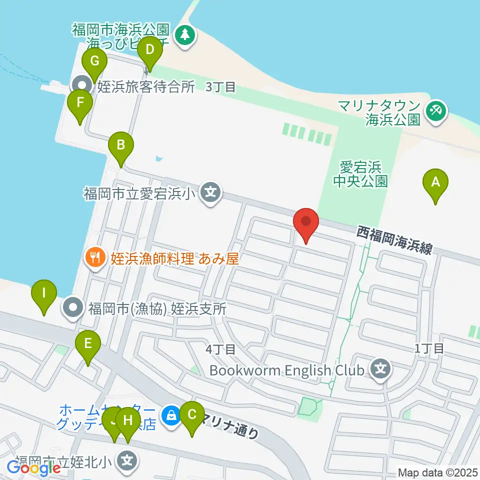 シャコンヌ福岡店周辺の駐車場・コインパーキング一覧地図