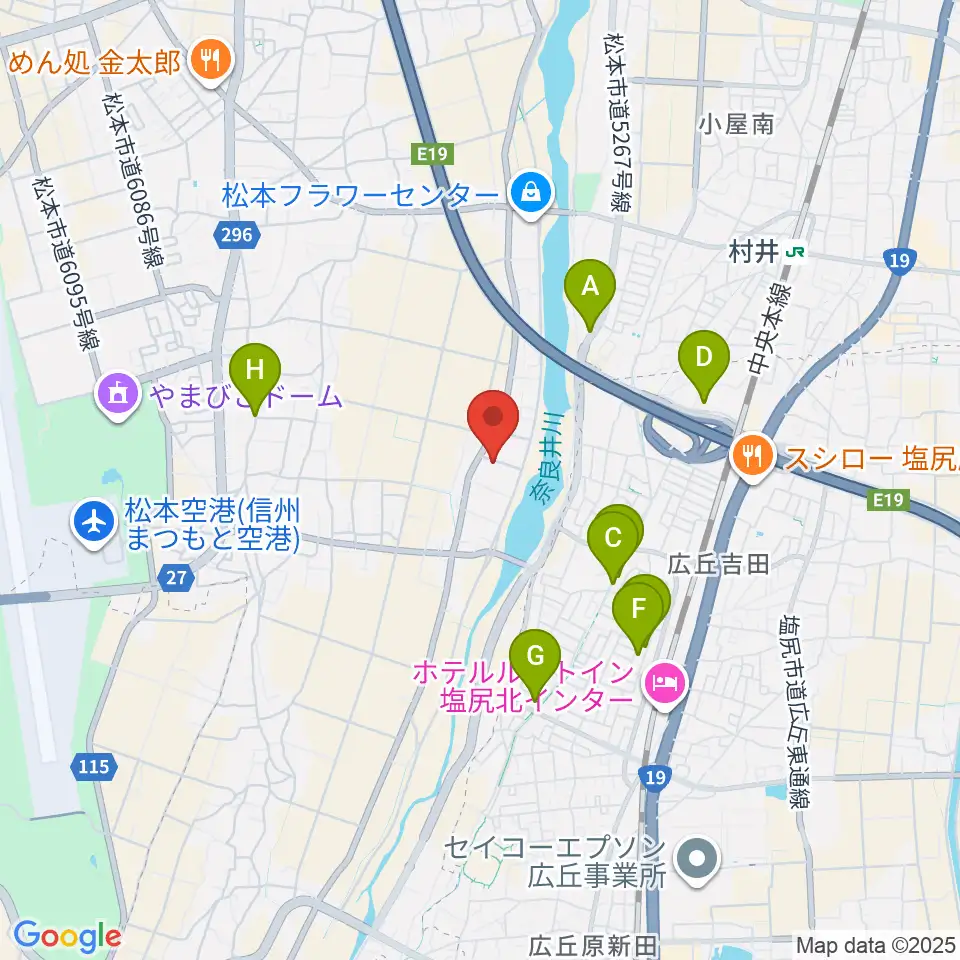 ディバイザー周辺の駐車場・コインパーキング一覧地図
