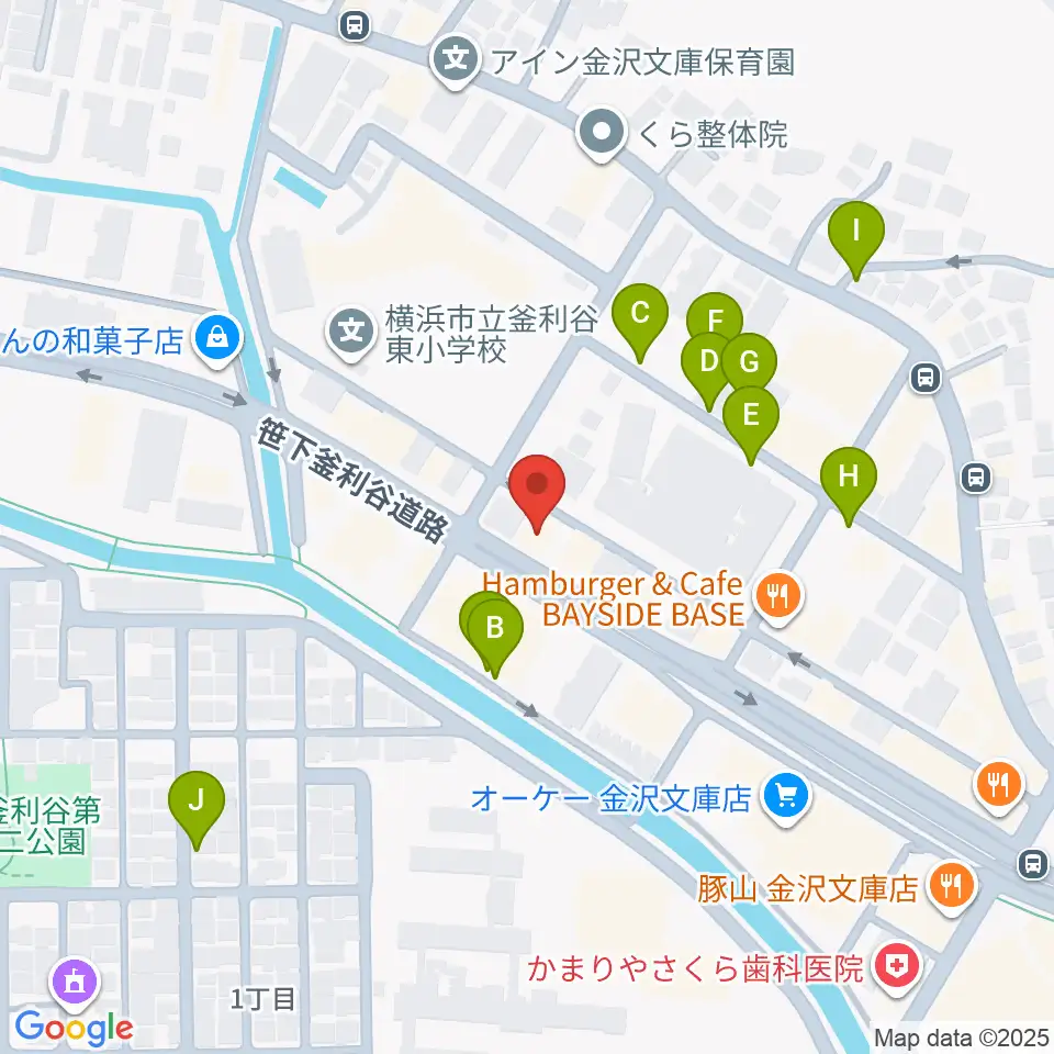 フレンド楽器周辺の駐車場・コインパーキング一覧地図