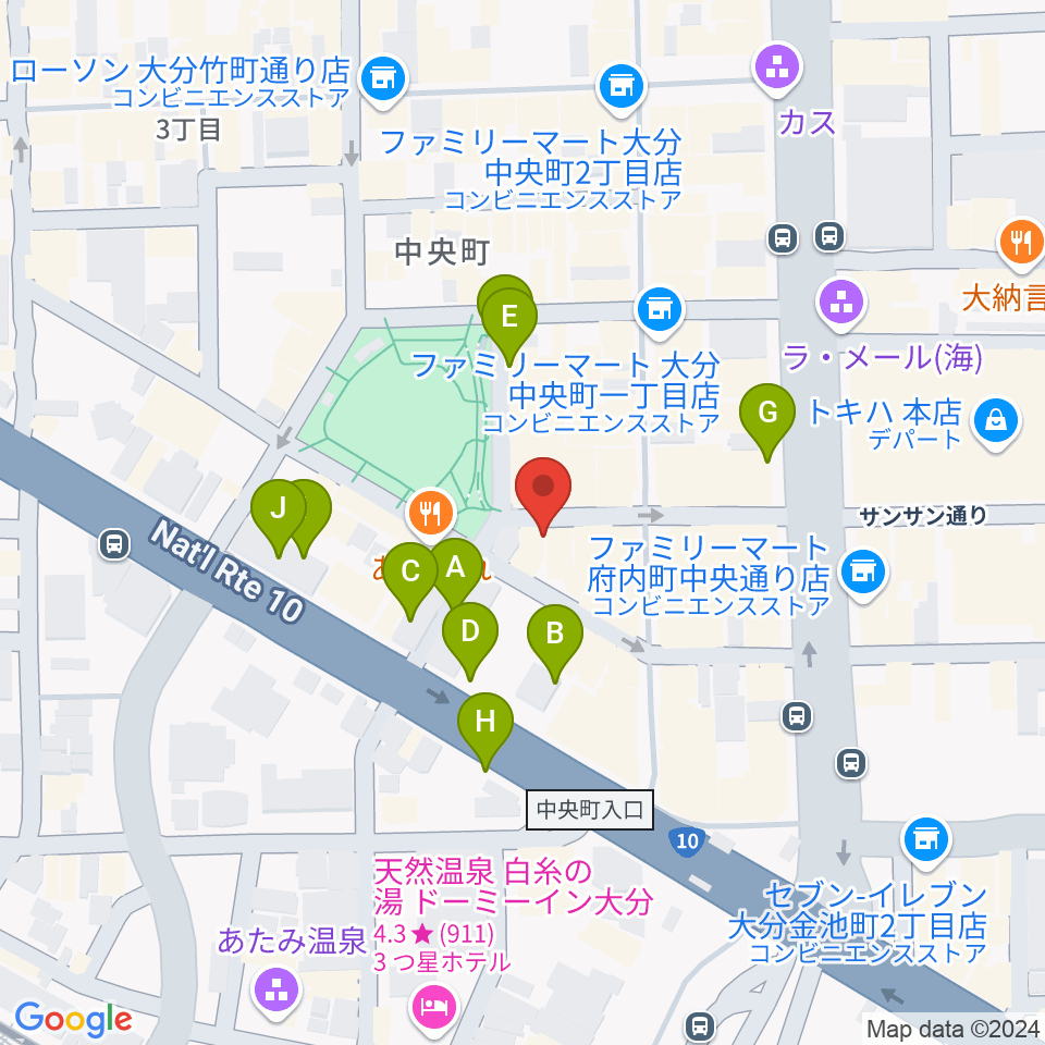 楽器屋のSAKAI周辺の駐車場・コインパーキング一覧地図