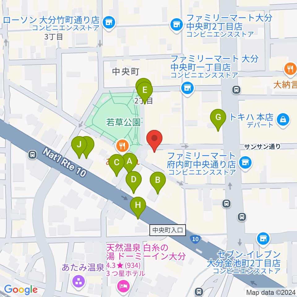 楽器屋のSAKAI周辺の駐車場・コインパーキング一覧地図