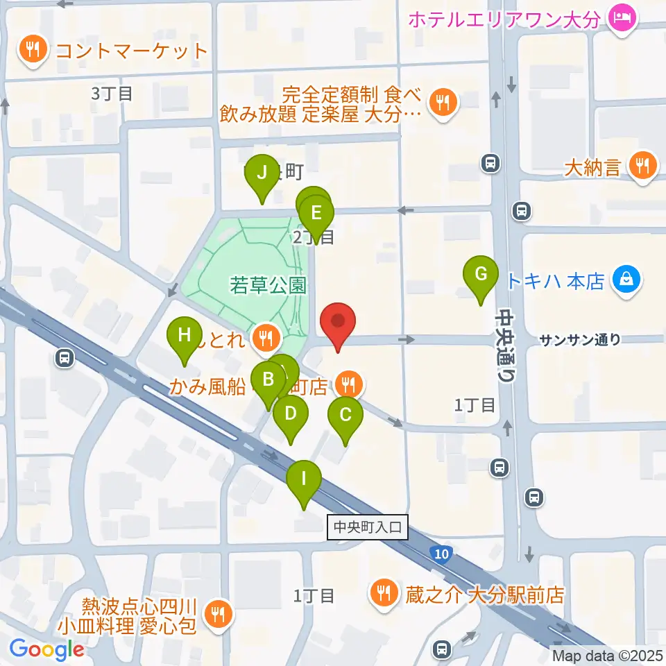 楽器屋のSAKAI周辺の駐車場・コインパーキング一覧地図