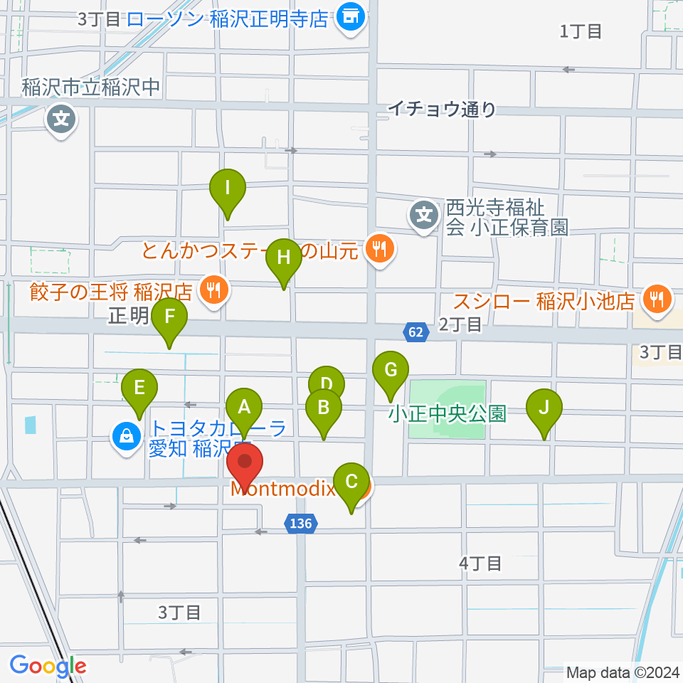 星川楽器周辺の駐車場・コインパーキング一覧地図