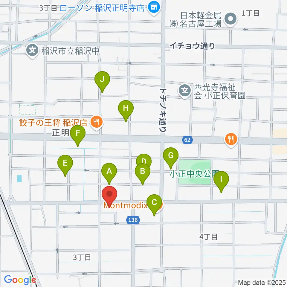 星川楽器周辺の駐車場・コインパーキング一覧地図