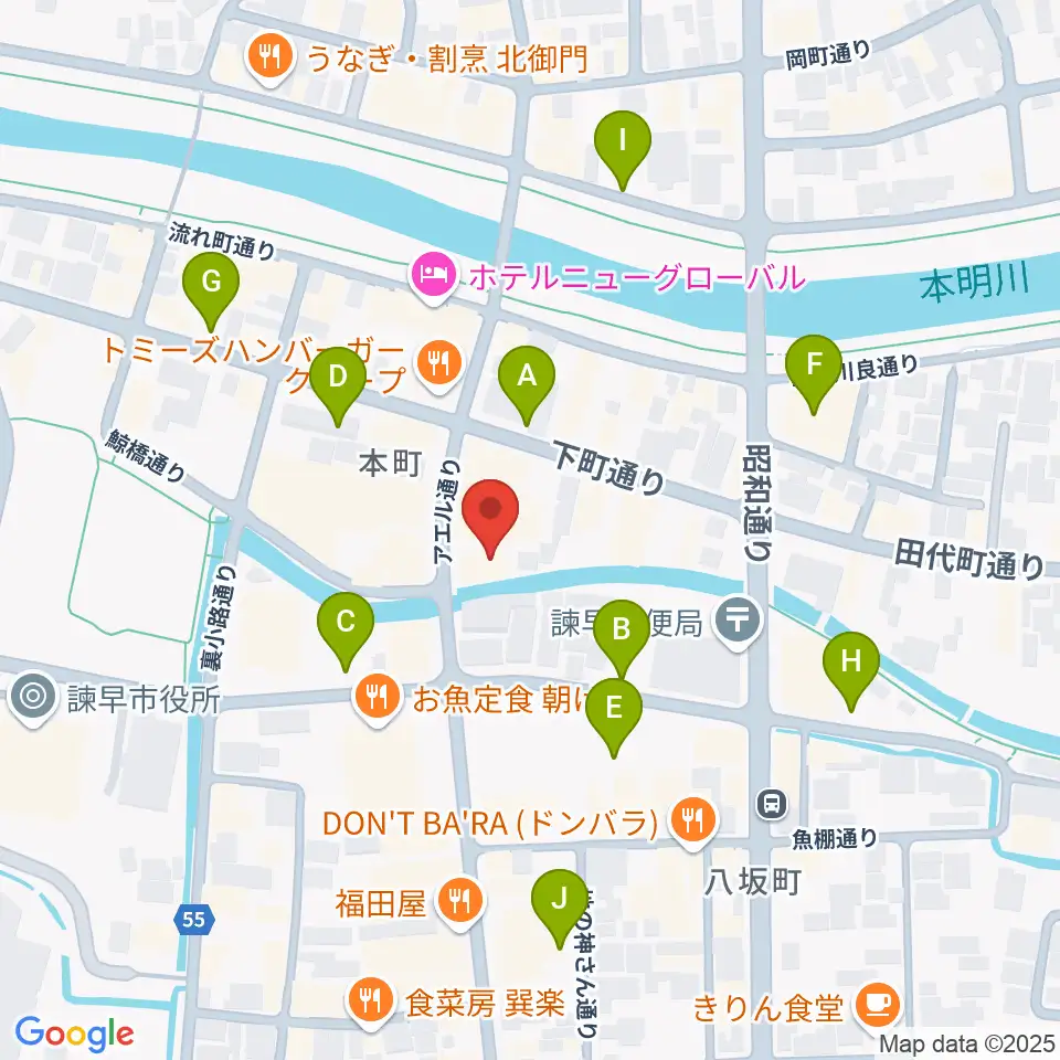 原田楽器周辺の駐車場・コインパーキング一覧地図