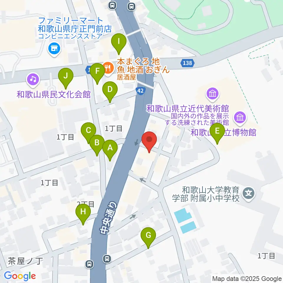 服部楽器周辺の駐車場・コインパーキング一覧地図