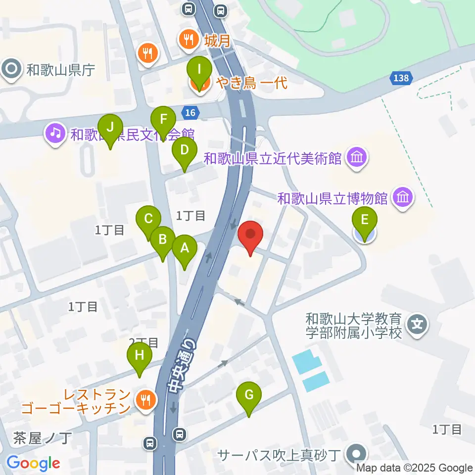 服部楽器周辺の駐車場・コインパーキング一覧地図