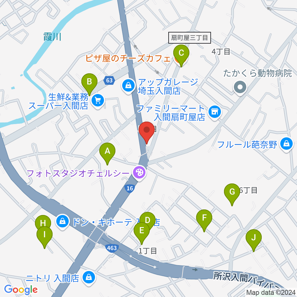 平野楽器周辺の駐車場・コインパーキング一覧地図