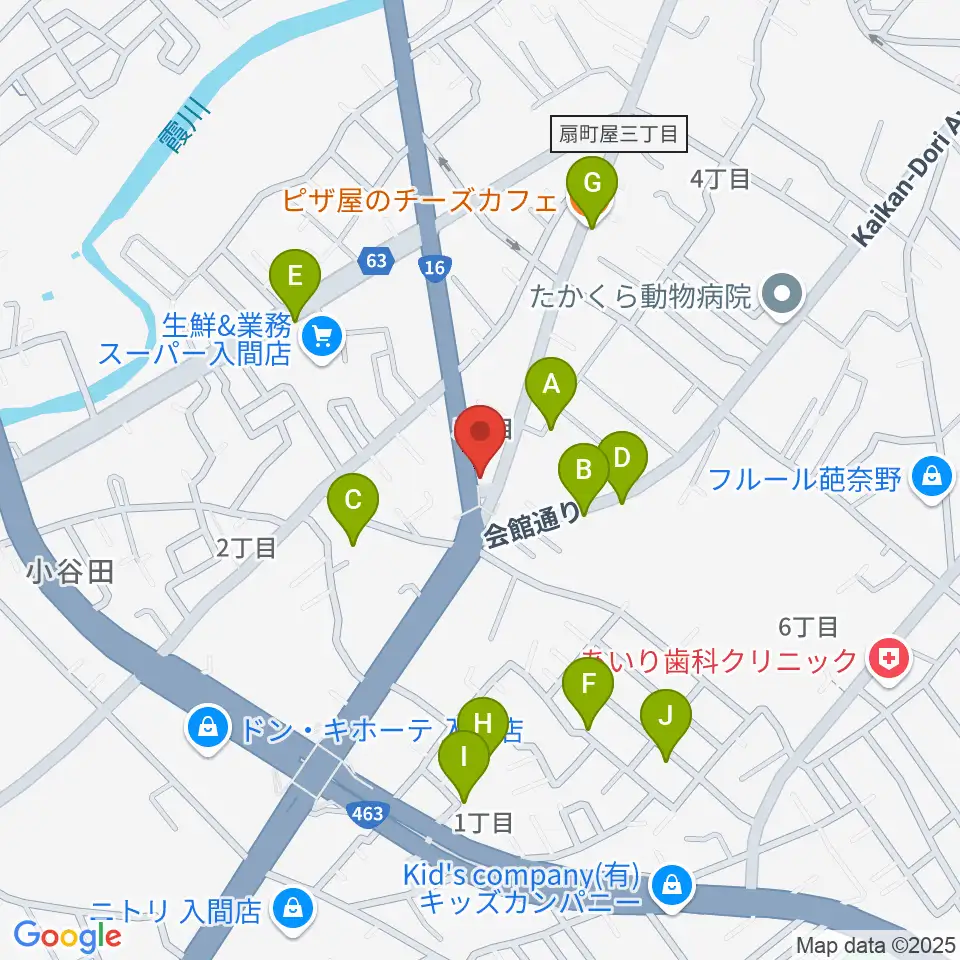 平野楽器周辺の駐車場・コインパーキング一覧地図
