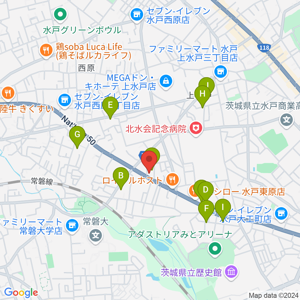 平山ピアノ社周辺の駐車場・コインパーキング一覧地図