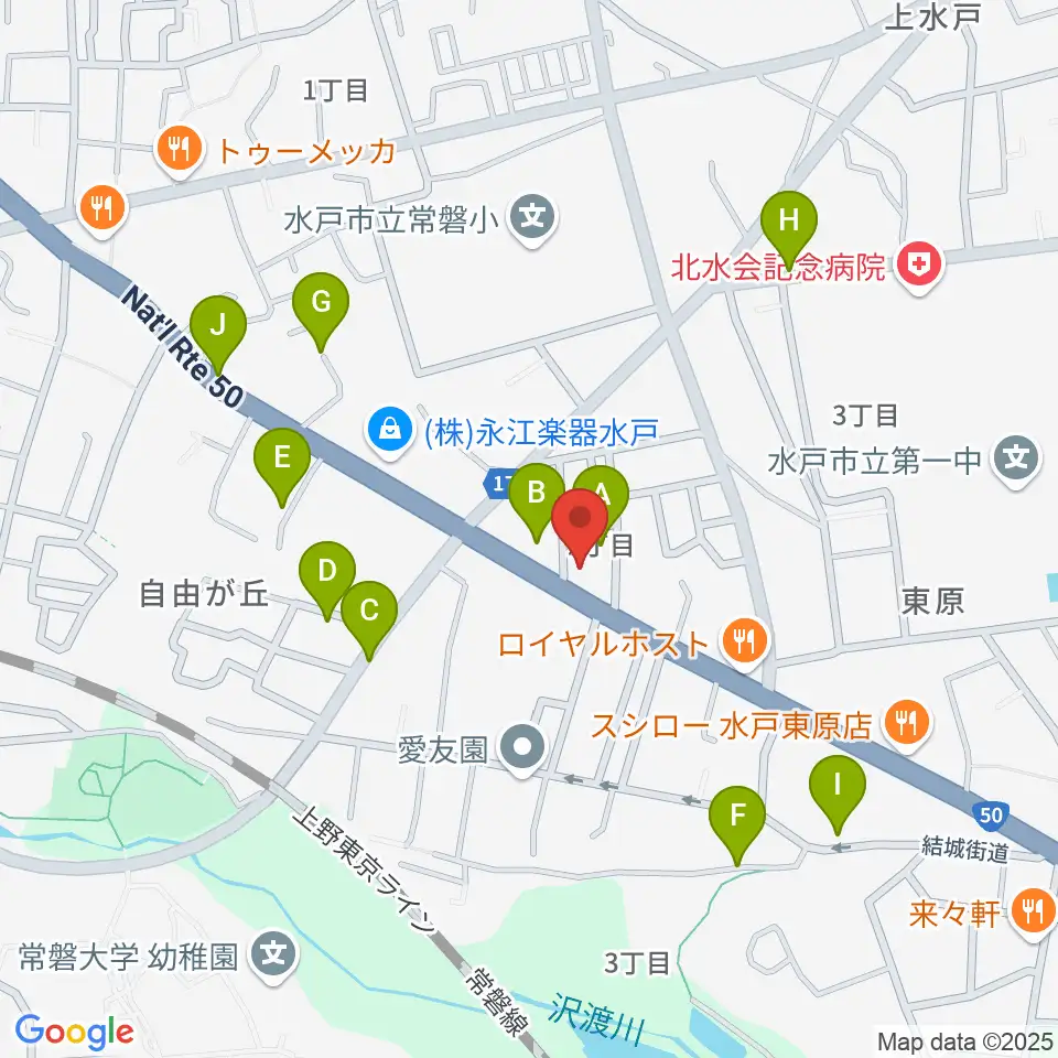 平山ピアノ社周辺の駐車場・コインパーキング一覧地図