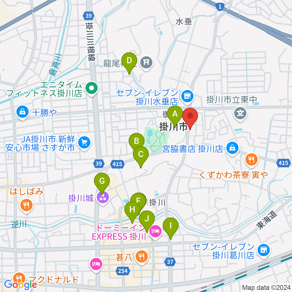 兵藤楽器店周辺の駐車場・コインパーキング一覧地図