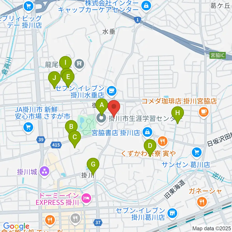 兵藤楽器店周辺の駐車場・コインパーキング一覧地図